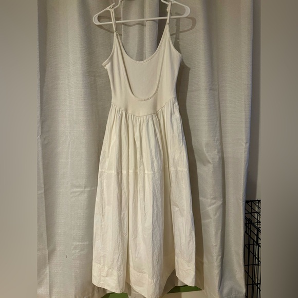 FREE PEOPLE DRESS white. Tank dress. Cotton. - Picture 4 of 4